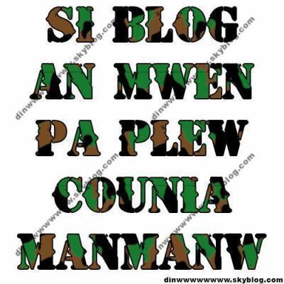 si blog mwen an.......